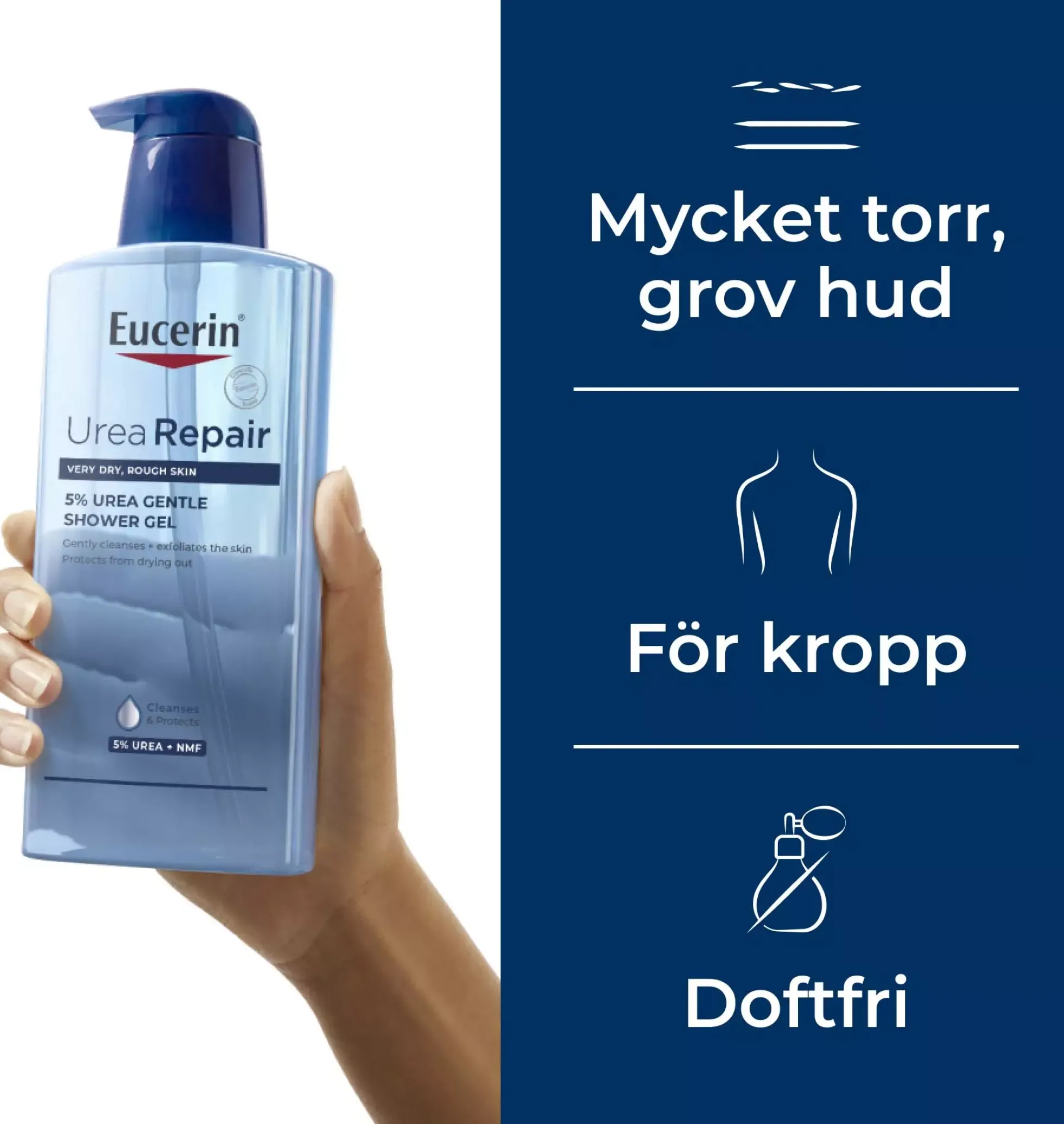EucerinUreaRepair 5% Urea Gentle Shower Gel 400 ml