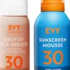 EVY Face & Body SPF30 Bundle Face Mousse 75 ml & Body Mousse 150 ml