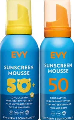 EVY Family SPF50 Bundle Mousse for Children 150 ml & Mousse 100 ml
