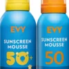 EVY Family SPF50 Bundle Mousse for Children 150 ml & Mousse 100 ml