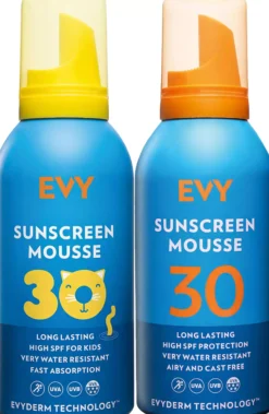 EVY Family SPF30 Bundle Mousse for Kids 150 ml & Mousse 150 ml