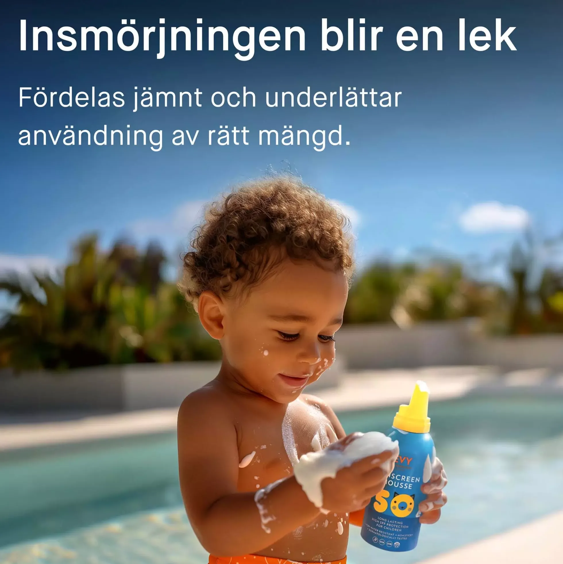EVY Sunscreen Mousse SPF30 Kids 150 ml