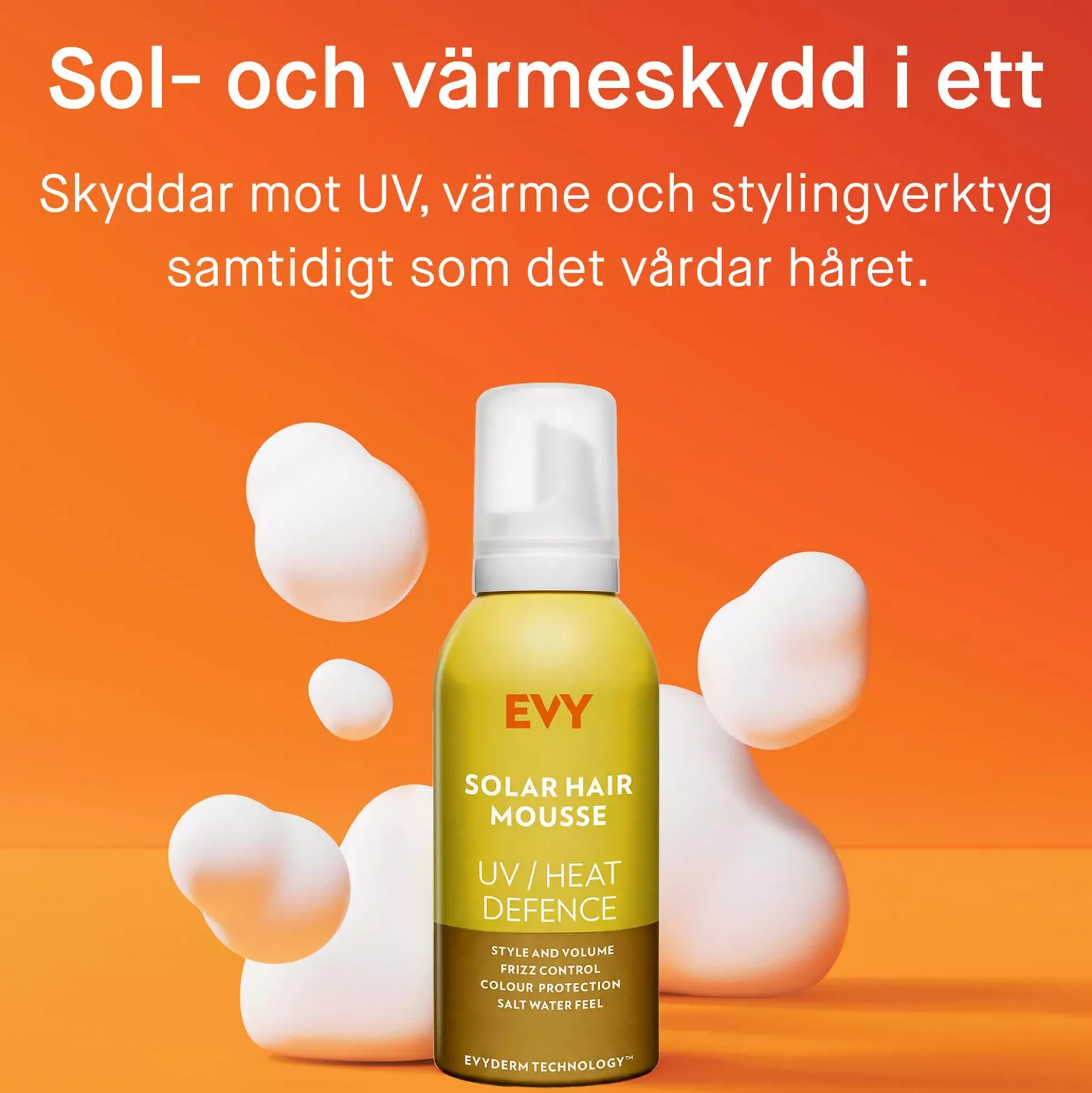 EVY Uv Heat Hair Mousse 150 ml