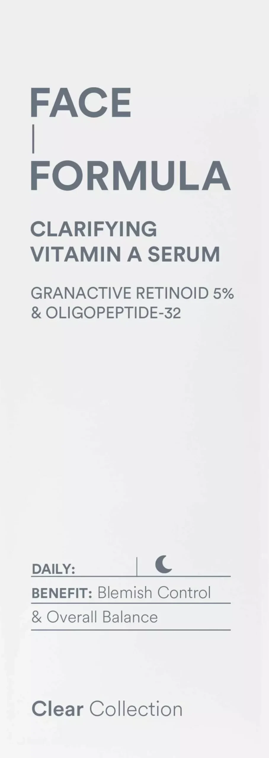 Face Formula Clarifying Vitamin A Serum 30 ml