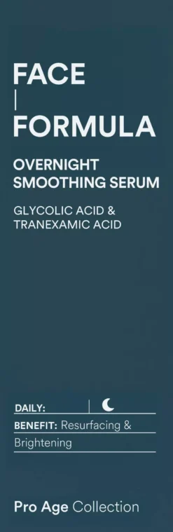 Face Formula Overnight Smoothing Serum 30 ml