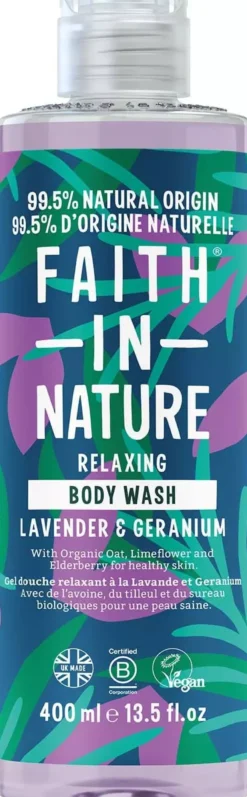 Faith in Nature Body Wash Lavender & Geranium 400 ml
