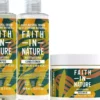 Faith in Nature Bundle Shea & Argan Shampoo 400 ml & Conditioner 400 ml & Hair Mask 300 ml