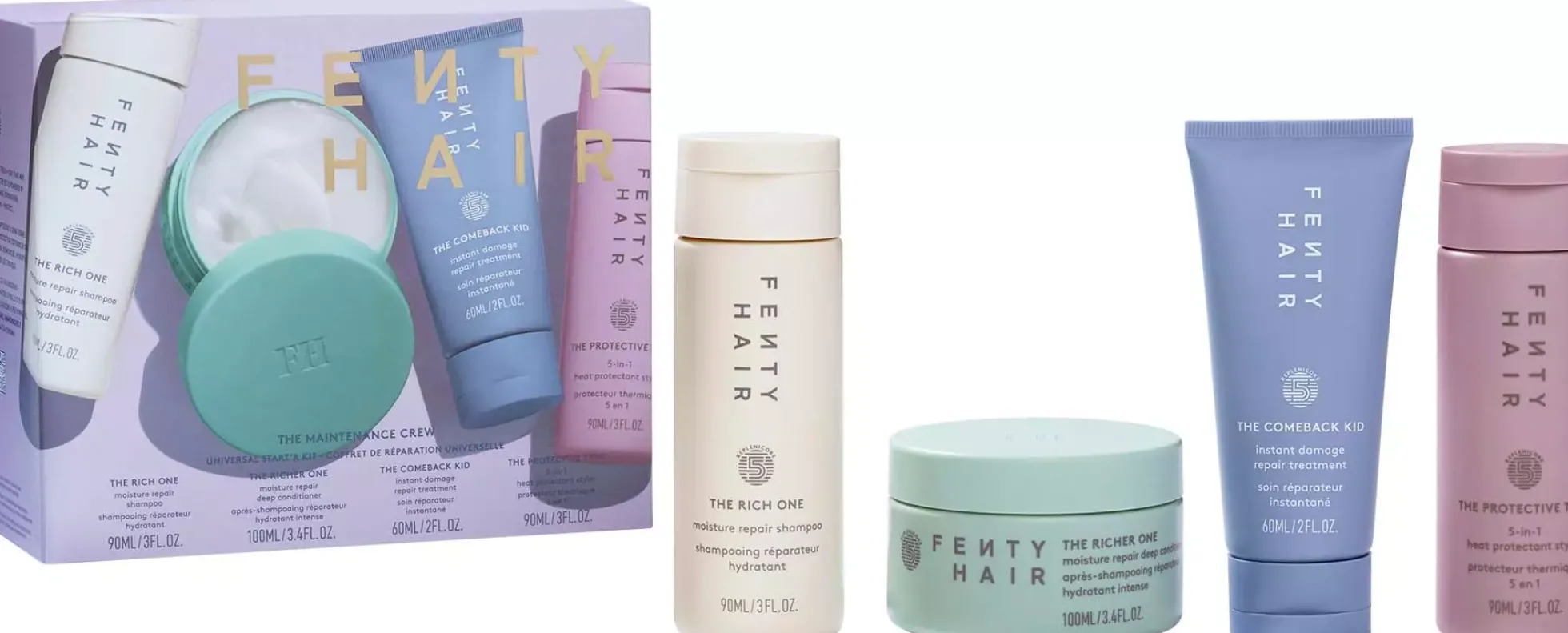 Fenty BeautyFenty Hair The Maintenance Crew Core Kit