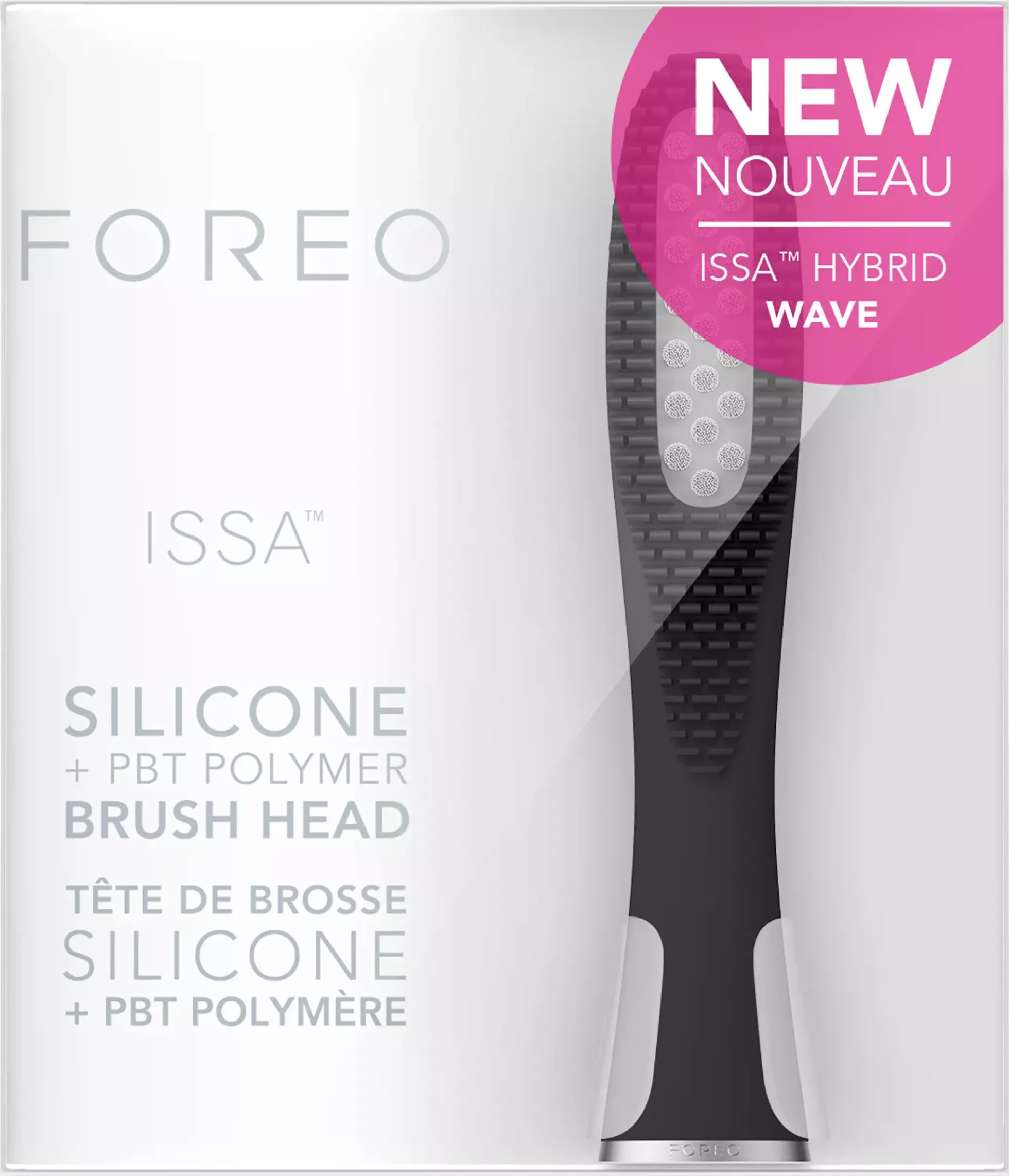 FOREOISSA Hybrid Wave Brush Head Pearl Pink