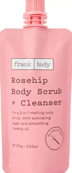 Frank Body Rosehip Body Scrub + Cleanser 100 g