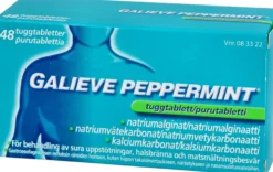 GALIEVE Peppermint tuggtablett 48 st
