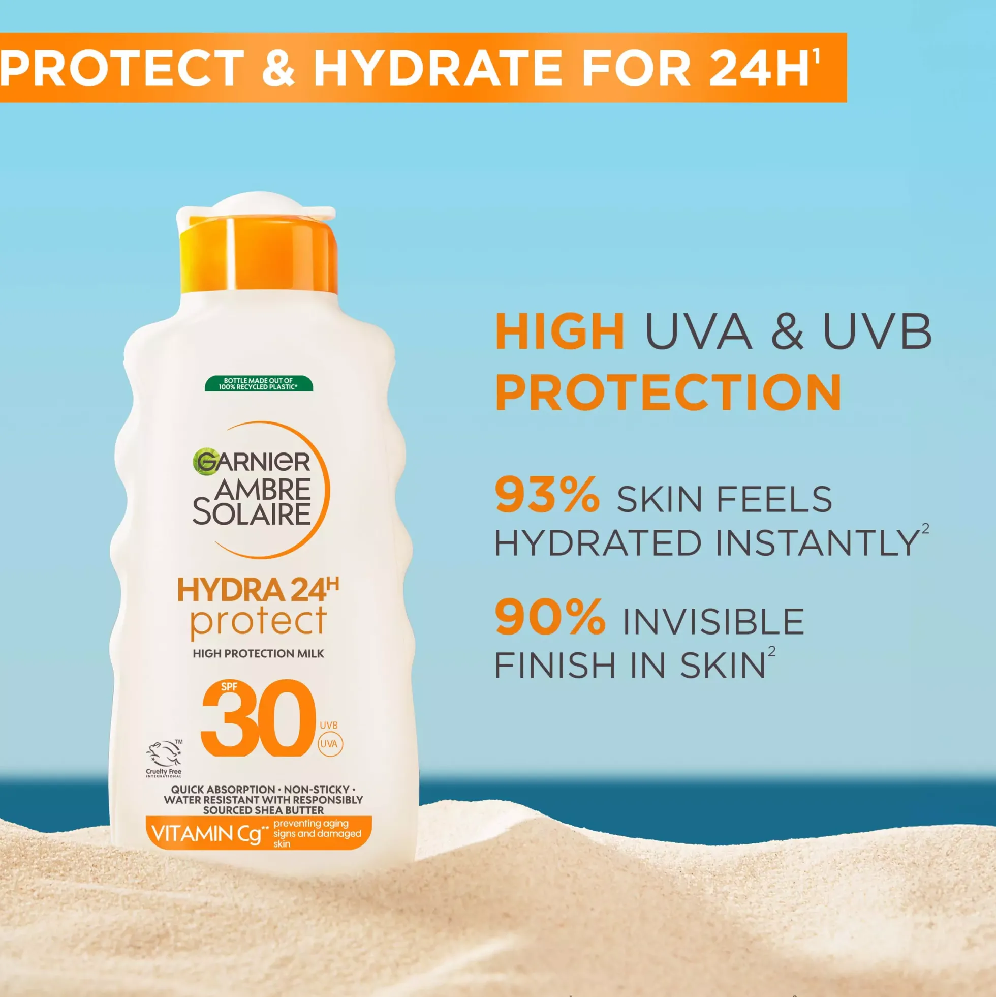 GarnierAmbre Solaire Hydra 24H Protect Sun Protecting Milk SPF30 175 ml