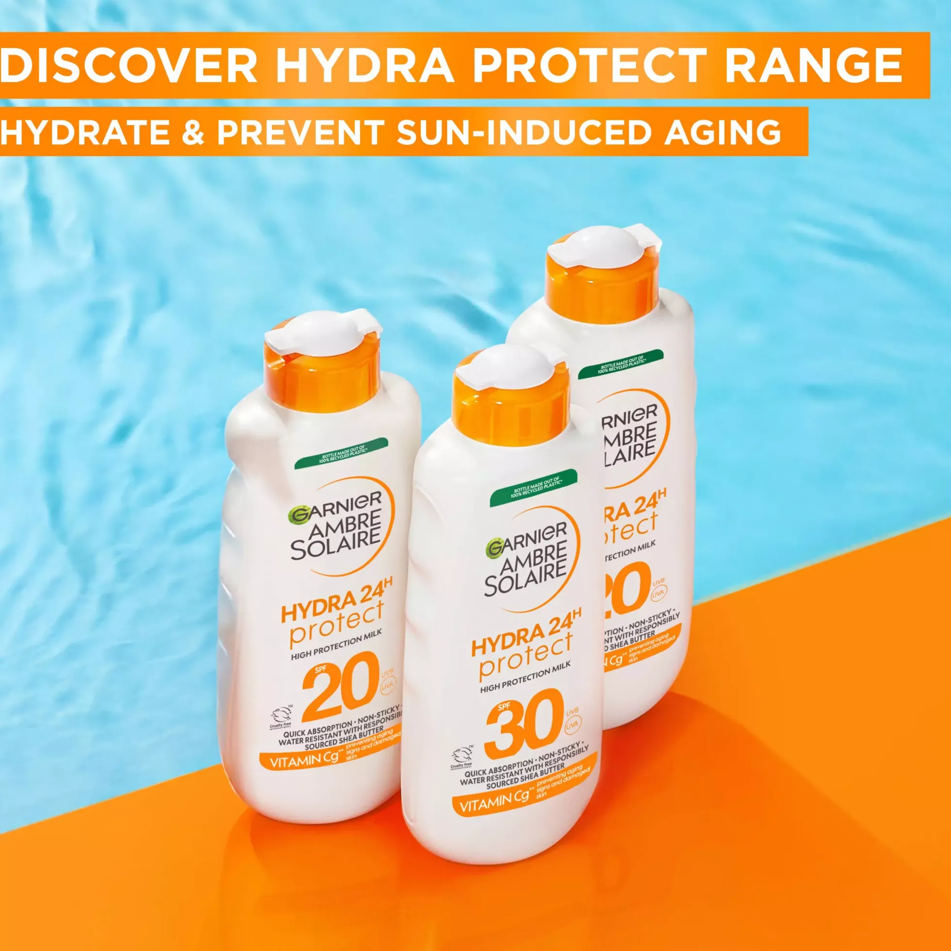 GarnierAmbre Solaire Hydra 24H Protect Sun Protecting Milk SPF30 175 ml