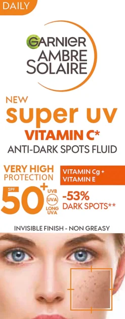 GarnierAmbre Solaire Super UV Vitamin C Very High Protection SPF50+ 40 ml