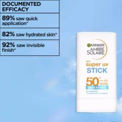 GarnierAmbre Solaire Super UV Invisible Stick SPF50+ For Normal Skin 18 g
