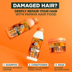 GarnierFructis Papaya Hair Food Repairing Conditioner 350 ml
