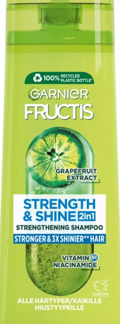 GarnierFructis Strength & Shine 2 in 1 Shampoo & Conditioner 250 ml
