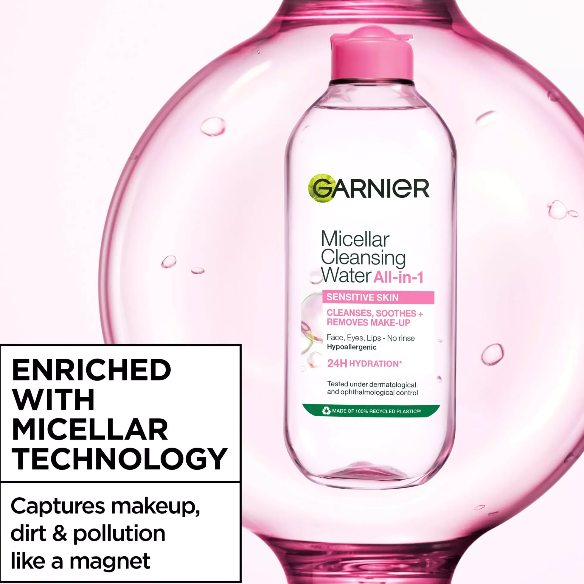 Garnier Micellar Cleansing Water All-In-1 for Normal & Sensitive Skin 700 ml