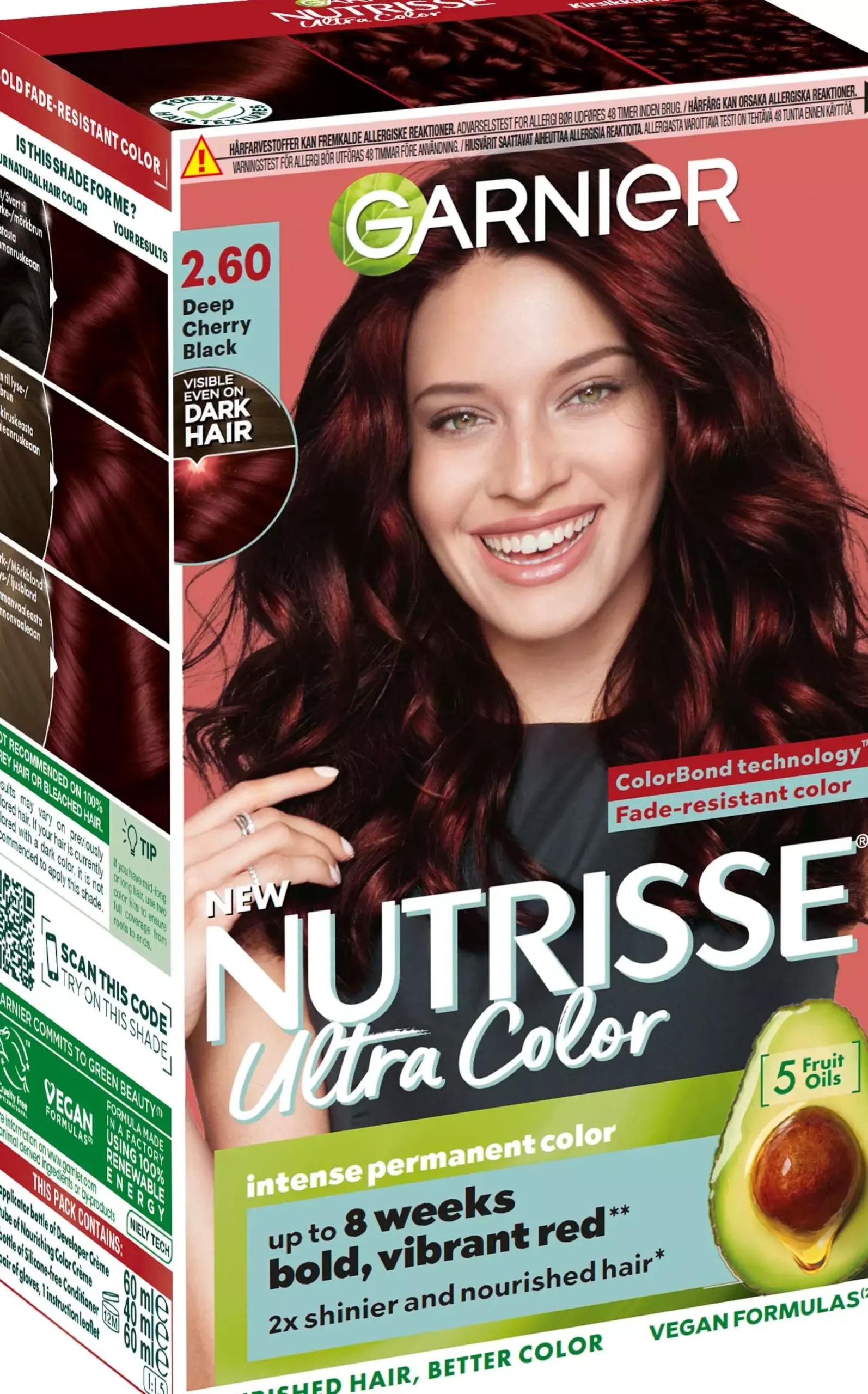 GarnierNutrisse Ultra Color 2.60 Deep Cherry Black 2.60 Deep Cherry Black