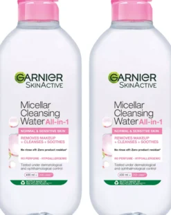 GarnierSkinActive Micellar Cleansing Water Duo 2x400 ml