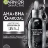 GarnierSkinActive Pure Charcoal Black Pore-Tightening + Hydrating Sheet Mask for Oily Skin Pore Tightening