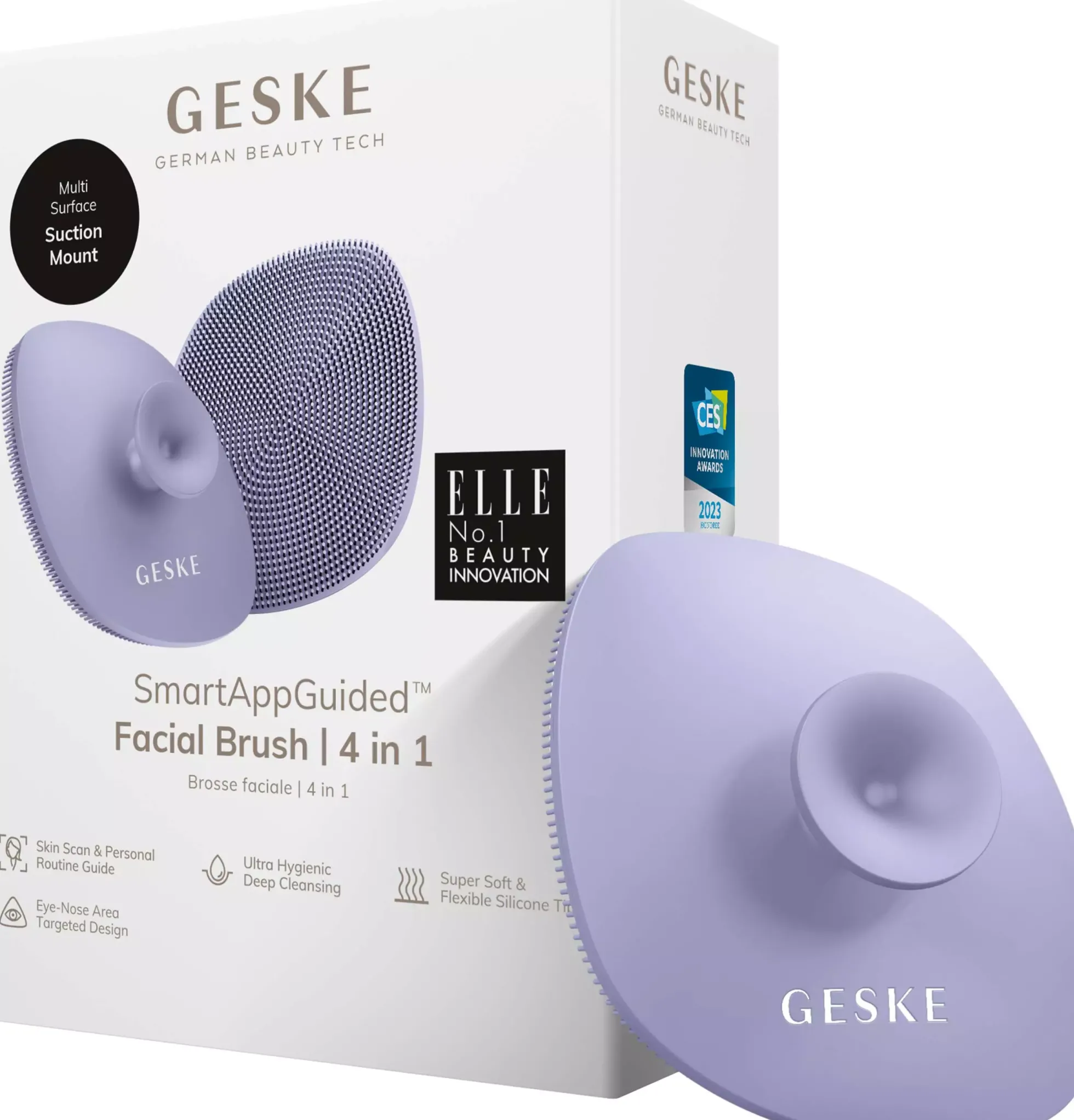 Geske4 in 1 Facial Brush Purple