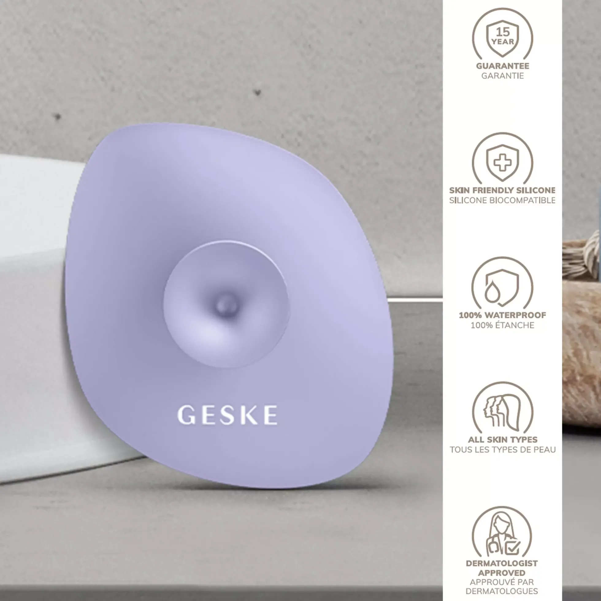 Geske4 in 1 Facial Brush Purple