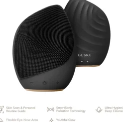 Geske5 in 1 Sonic Facial Brush Gray