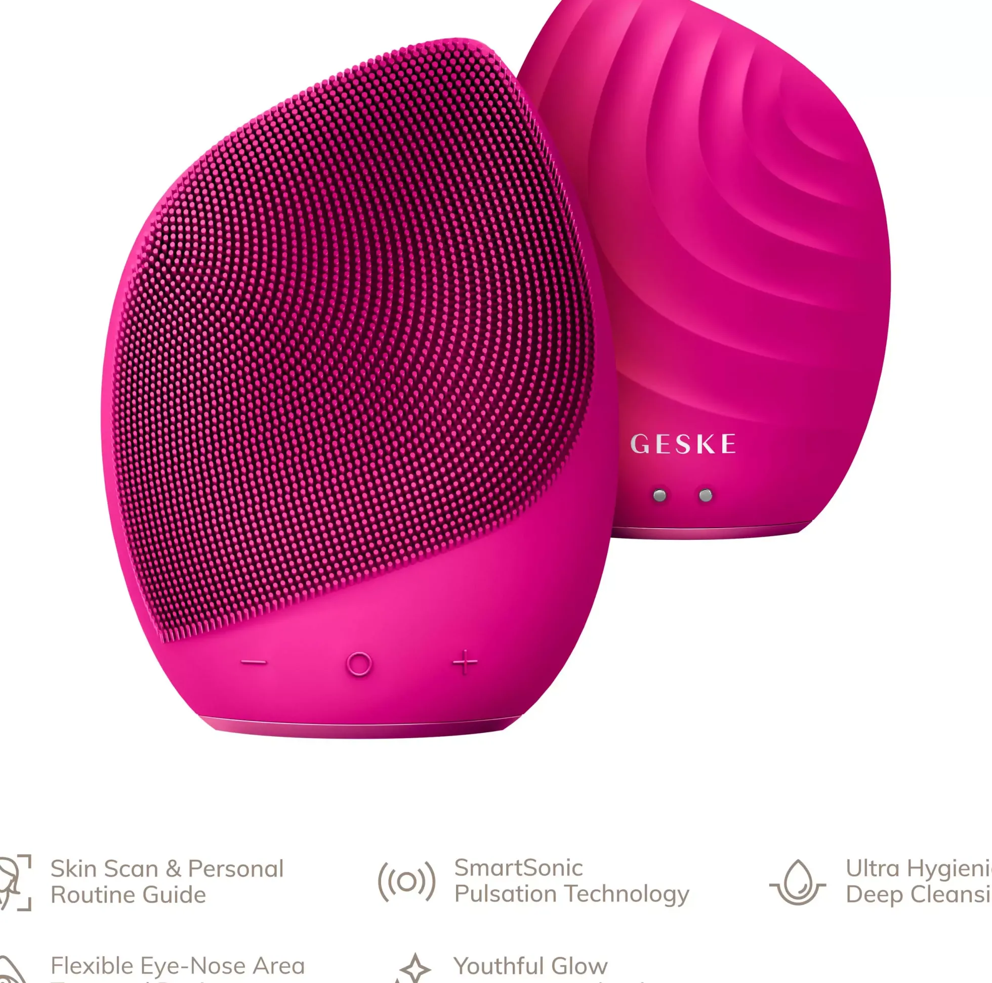 Geske5 in 1 Sonic Facial Brush Magneta