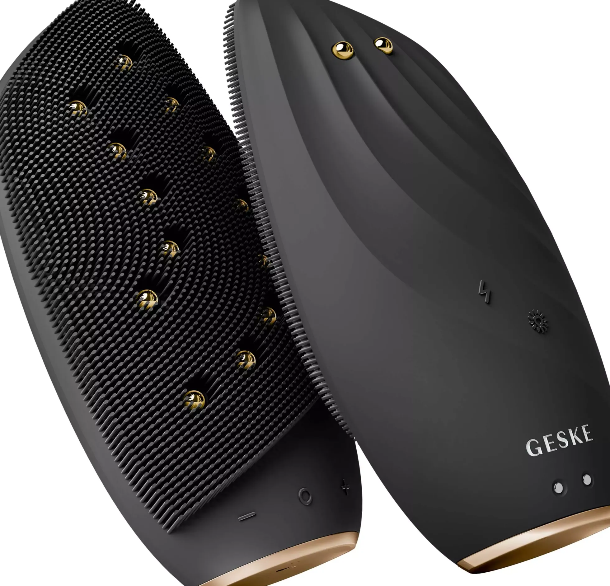 Geske8 in 1 Sonic Thermo Facial Brush & Face-Lifter Gray
