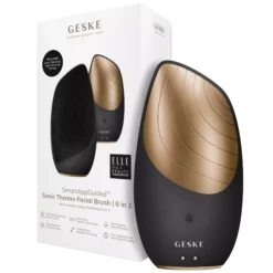 Geske6 in 1 Sonic Thermo Facial Brush Gray