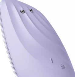 Geske8 in 1 Sonic Thermo Facial Brush & Face-Lifter Purple