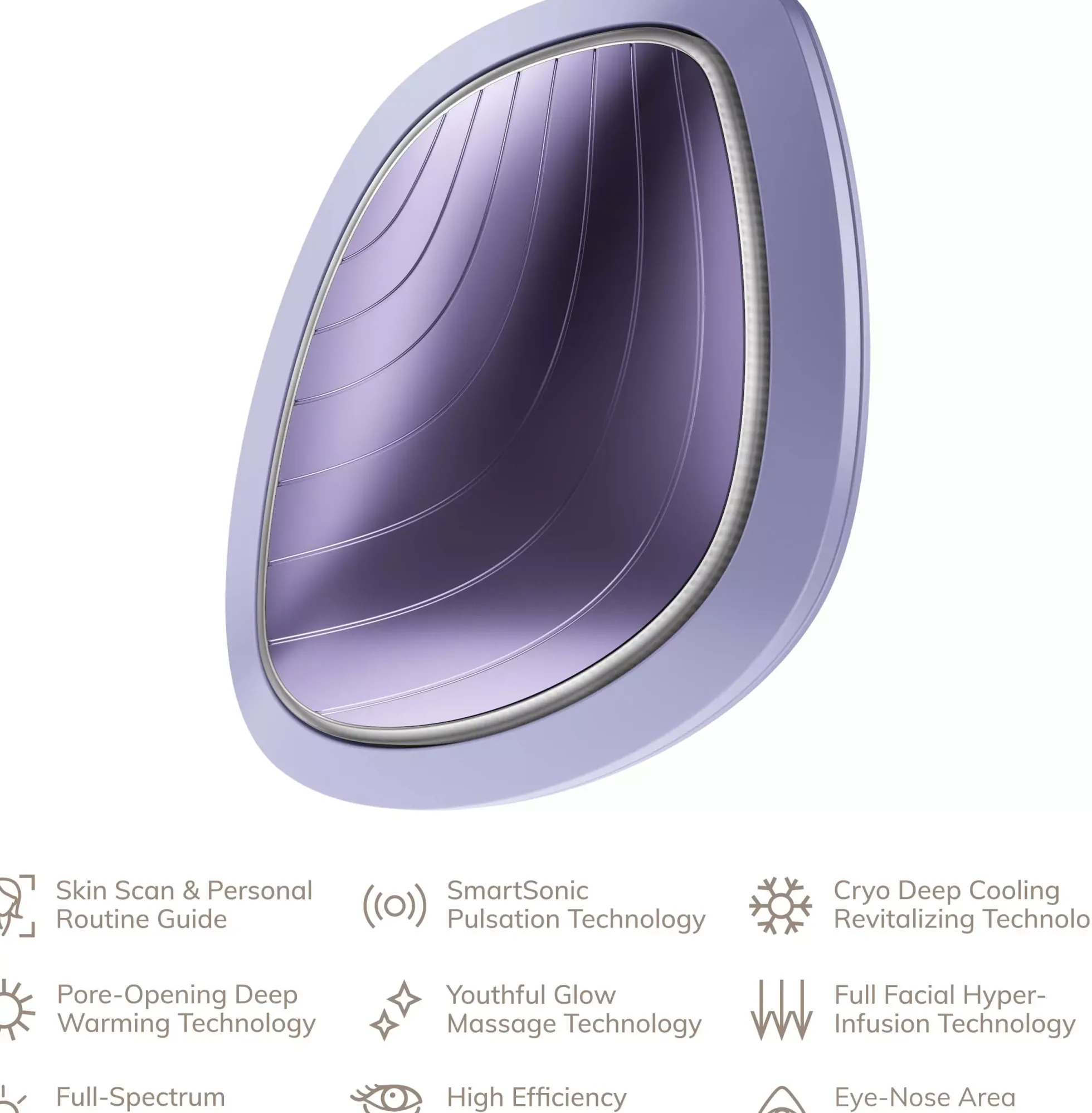 Geske9 in 1 Sonic Warm & Cool Mask Purple