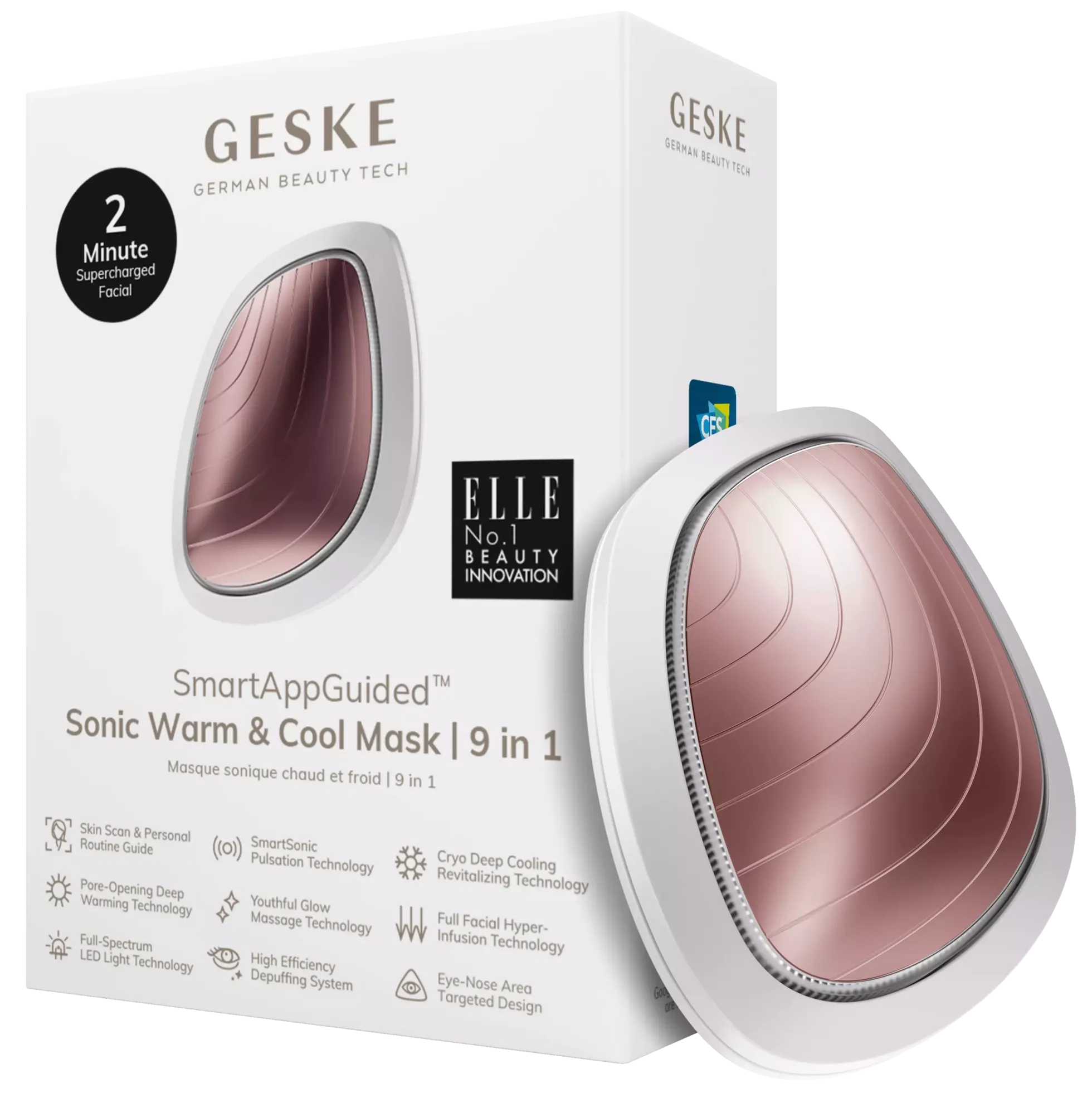 Geske9 in 1 Sonic Warm & Cool Mask Starlight