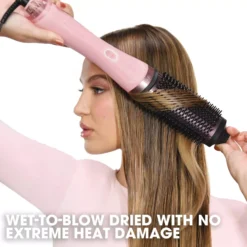 ghd Duet Blowdry Limited Edition Hair Dryer Brush in Dusted Pink