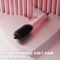 ghd Duet Blowdry Limited Edition Hair Dryer Brush in Dusted Pink