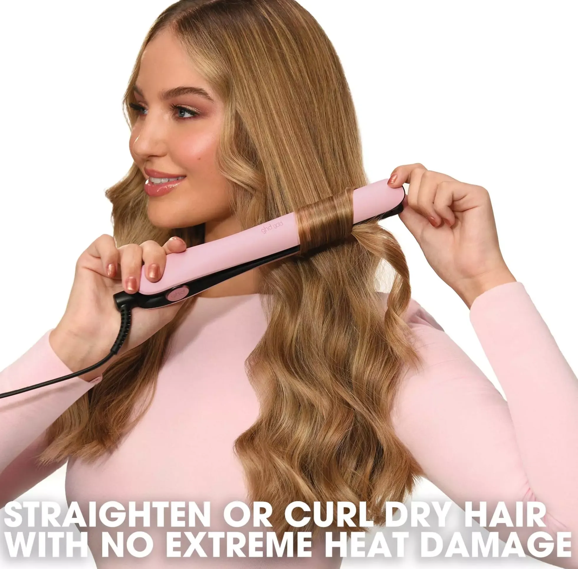 ghd Gold Limited Edition Hair Straightener in Dusted Pink