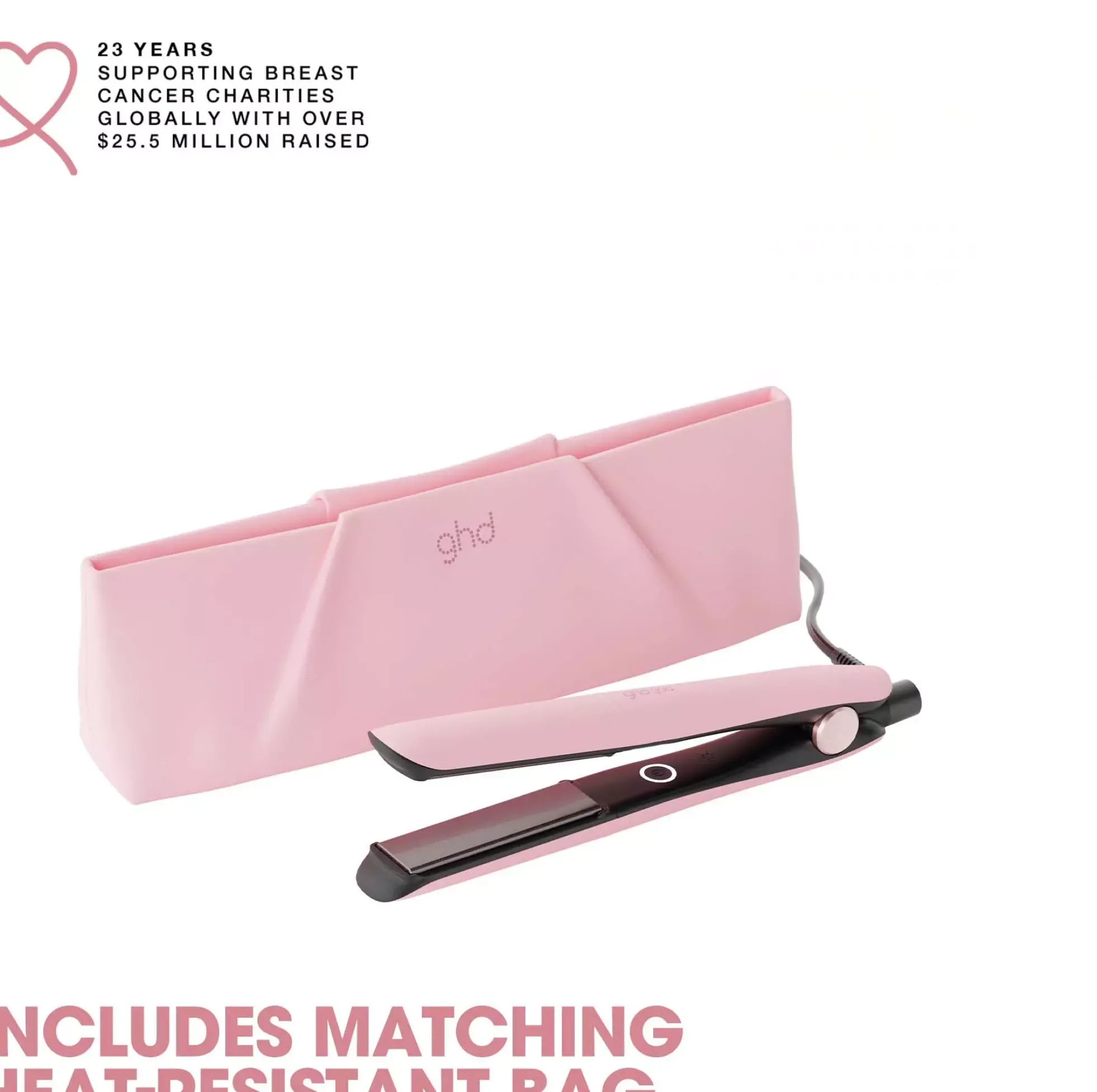 ghd Gold Limited Edition Hair Straightener in Dusted Pink