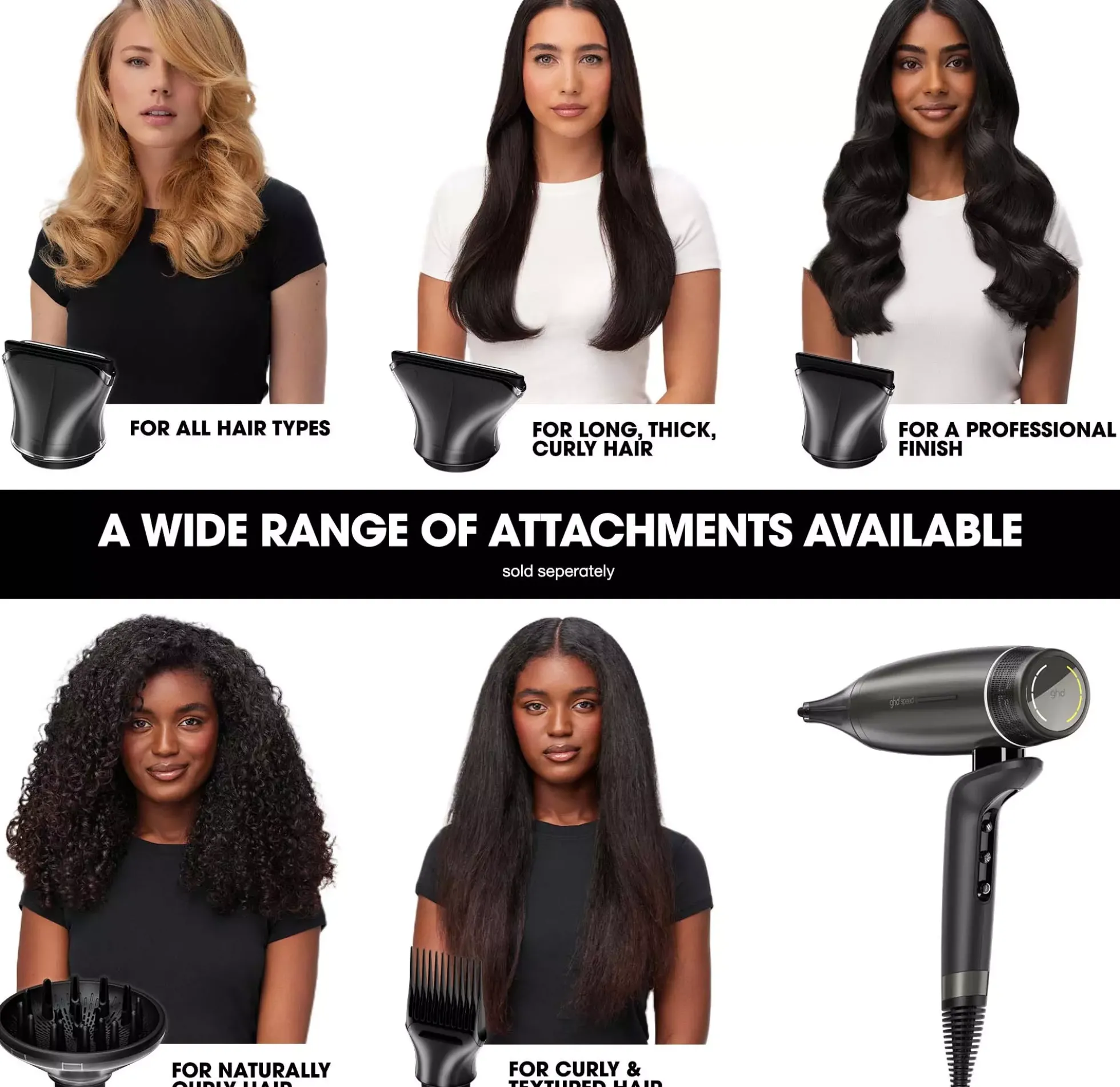 ghd Speed Titanium Black