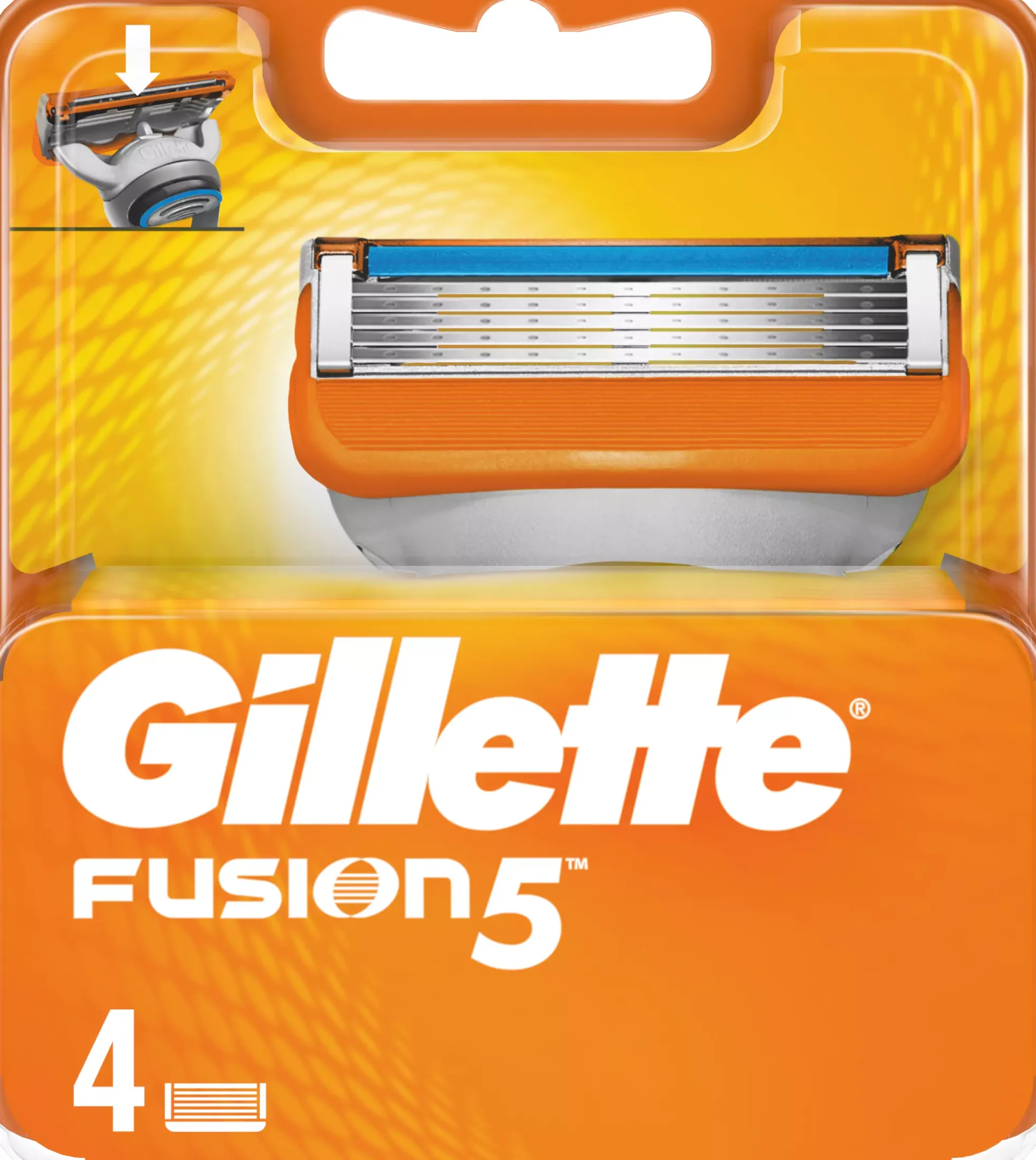 GilletteFusion5 Men's Razor Blades 4-pack