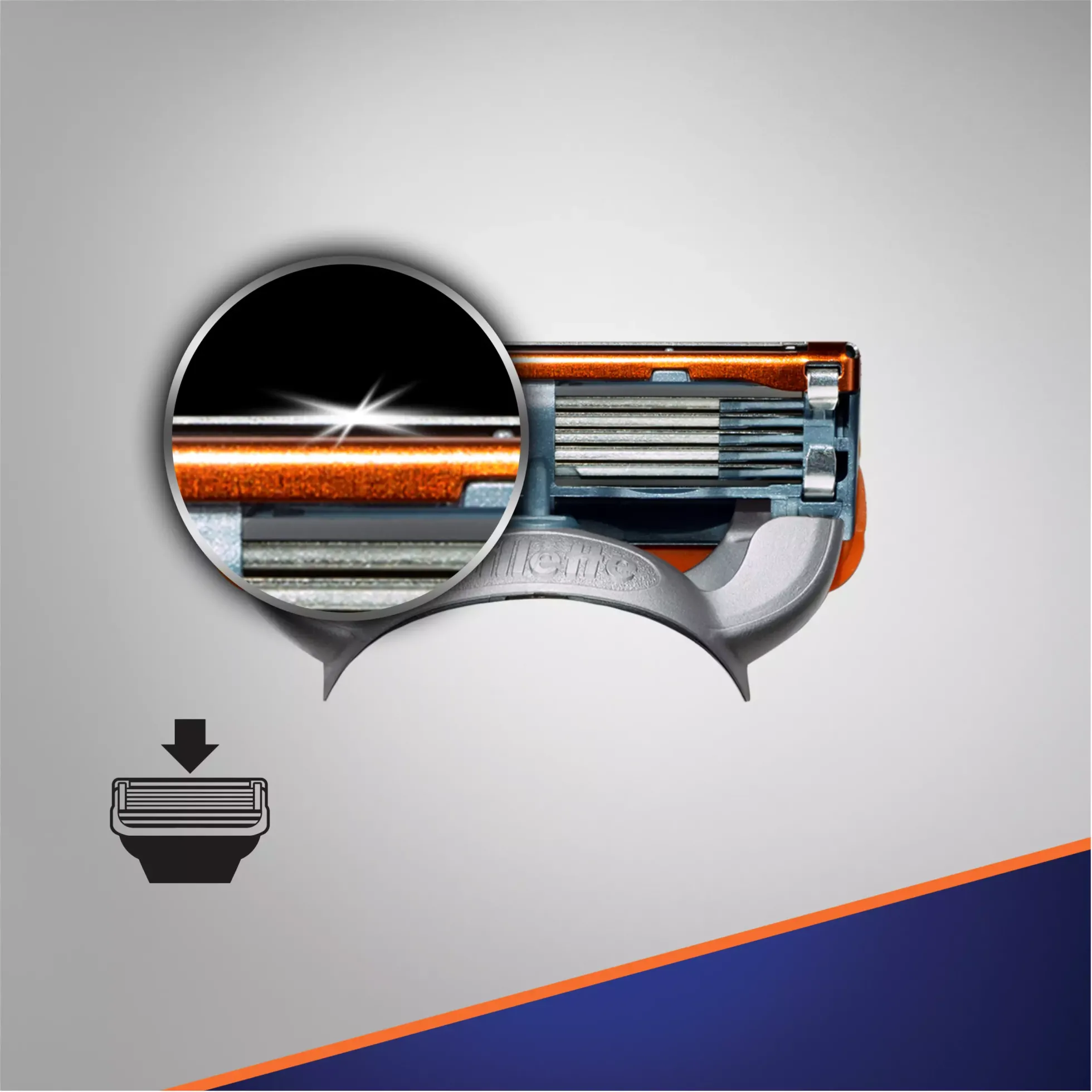 GilletteFusion5 Power Razor Blades 8-pack 8 st
