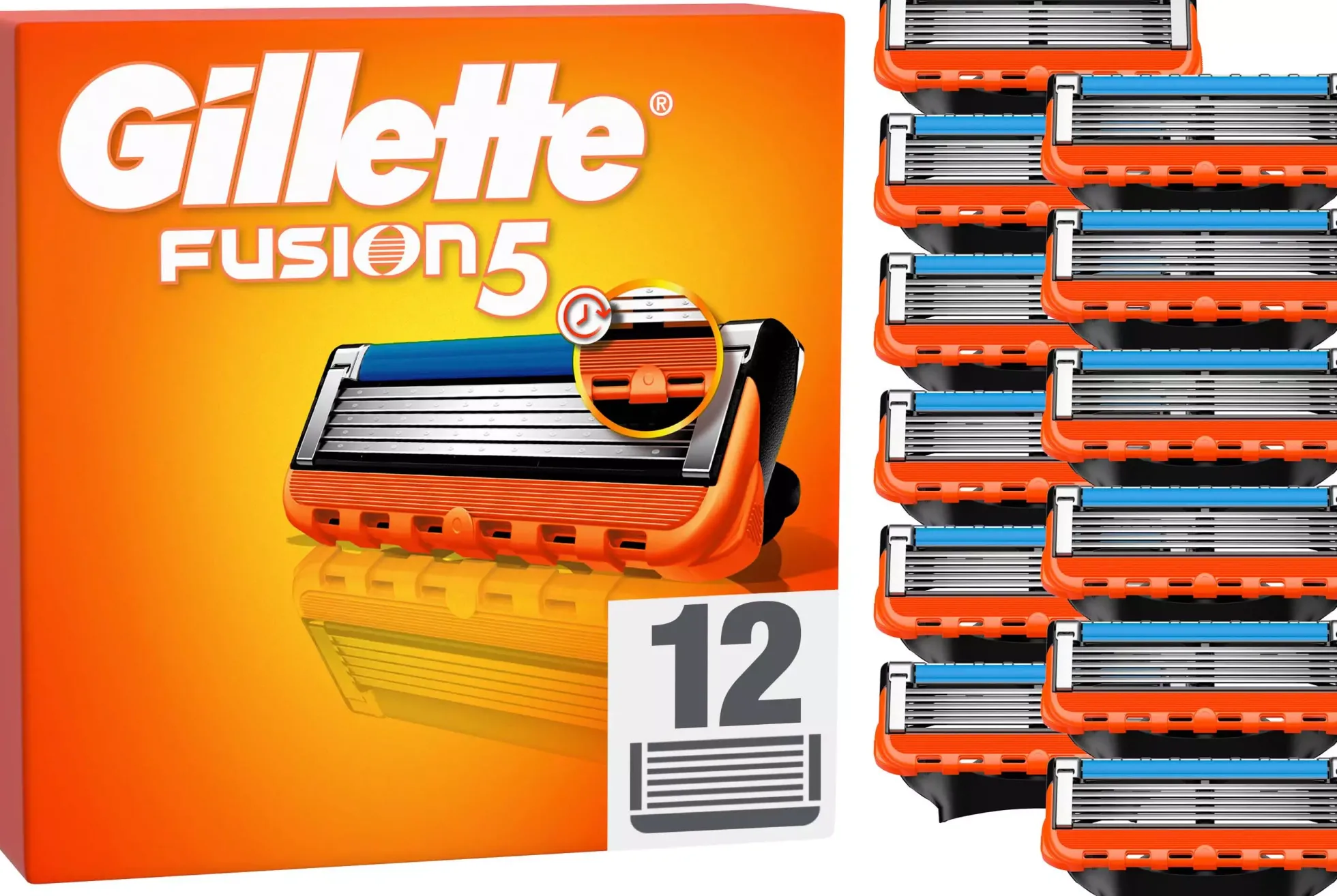 Gillette Fusion5 Razor blades for men 12 st