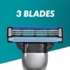 Gillette Mach3 Razor blades for men 12 count