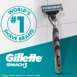Gillette Mach3 Razor blades for men 12 count
