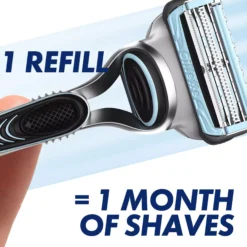 Gillette SkinGuard Sensitive Men’s Razor 1 Handle 2 Blade Refills