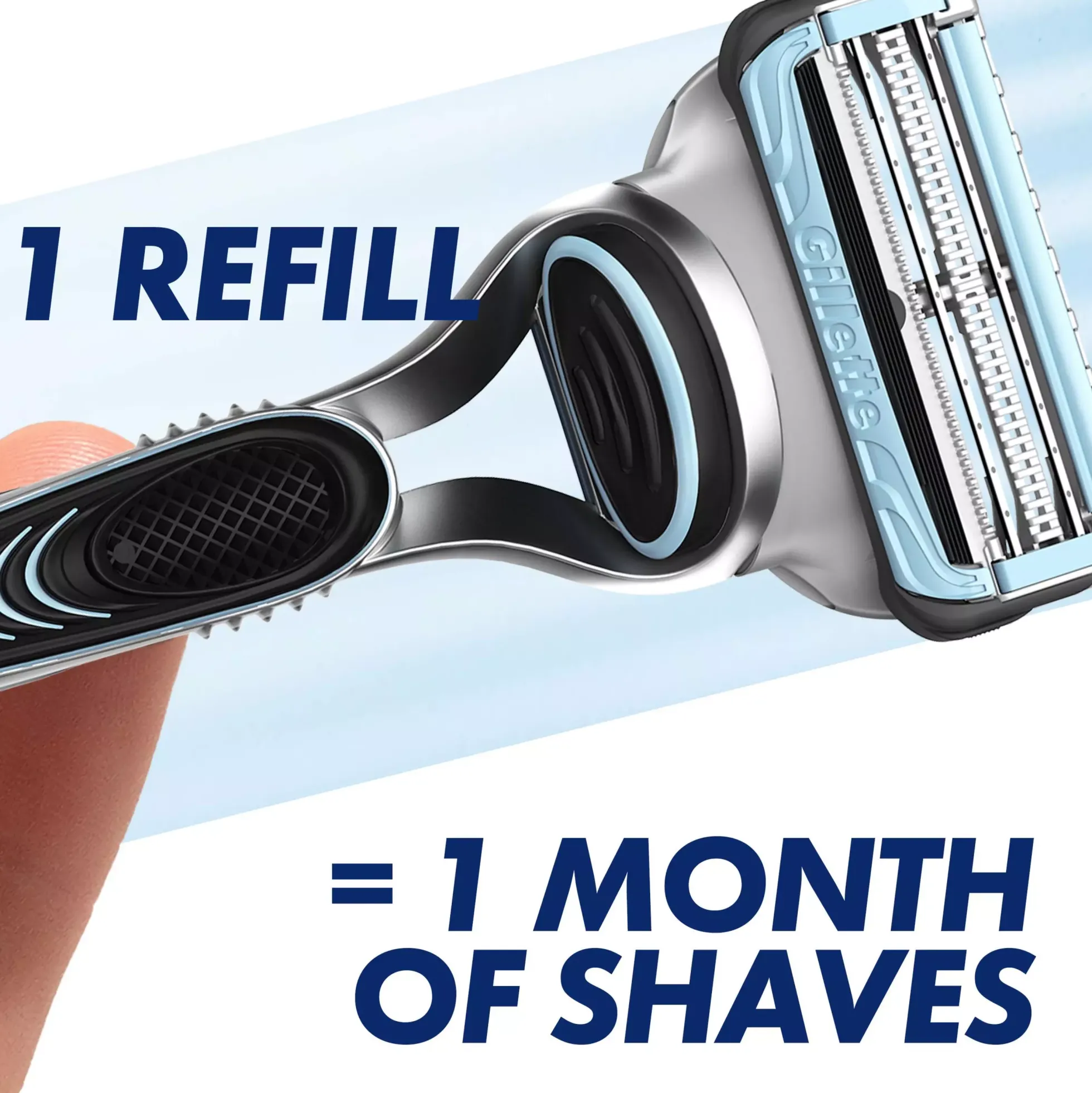 Gillette SkinGuard Sensitive Men’s Razor 1 Handle 2 Blade Refills