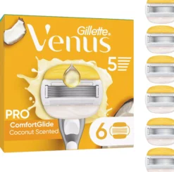 Gillette Venus Pro ComfortGlide Coconut & Olay Razor Blades 6 st