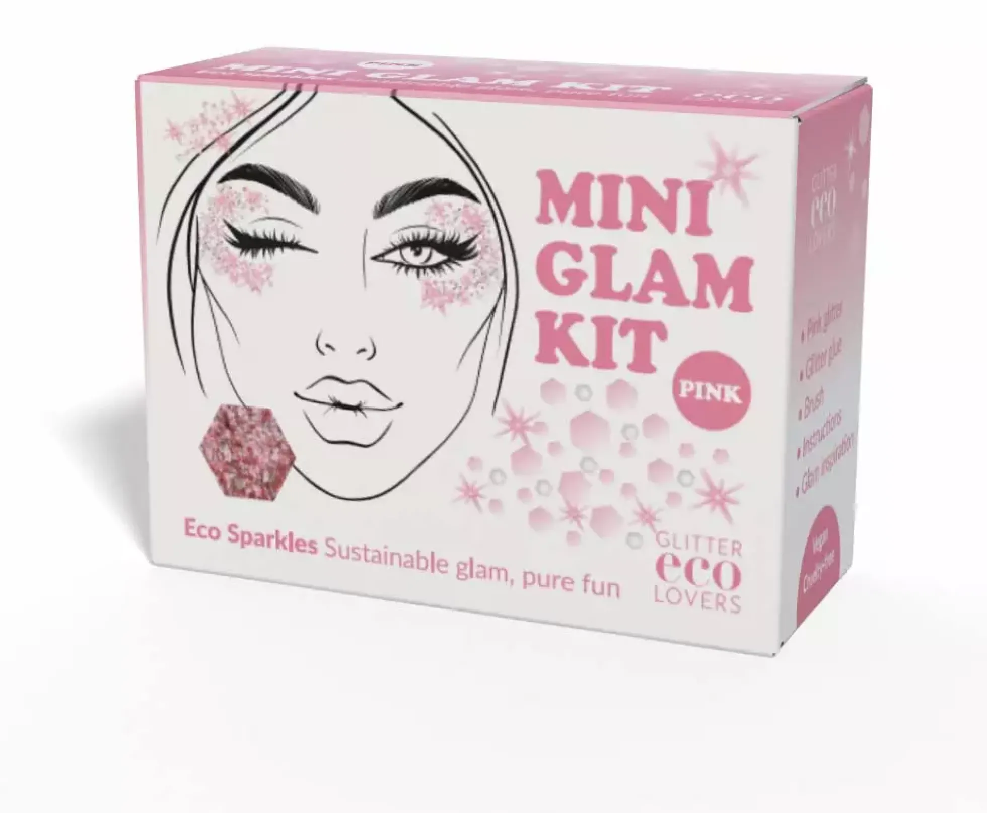 Glitter Eco Lovers Pink Mini Glam Kit