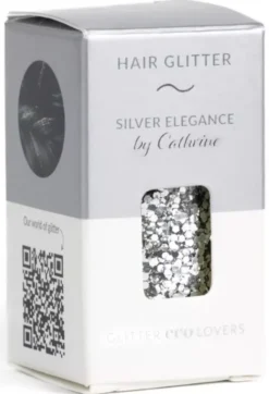 Glitter Eco Lovers Silver Elegance hair glitter
