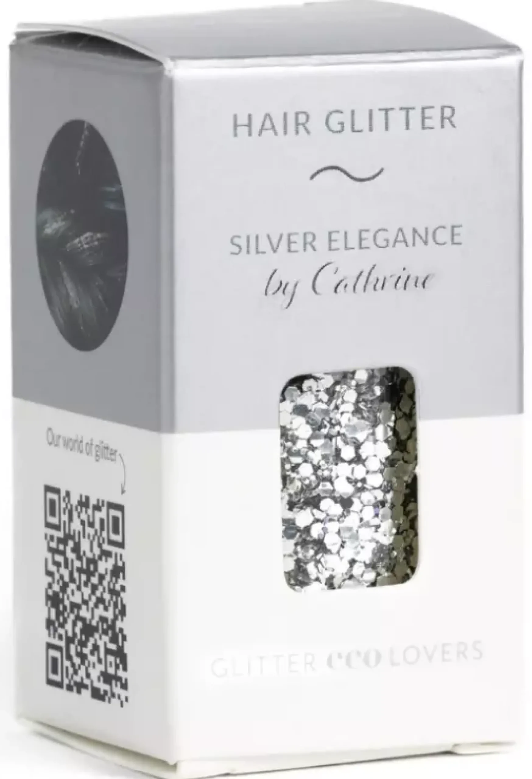 Glitter Eco Lovers Silver Elegance hair glitter